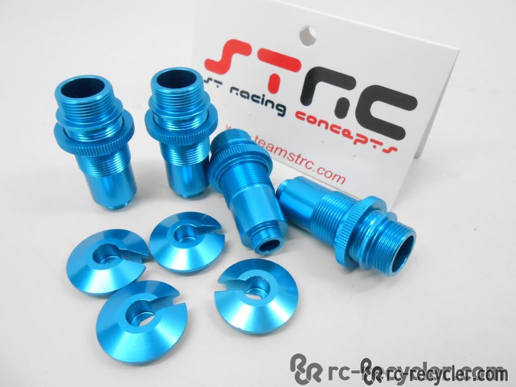 STRC Tamiya CR01 Alu Threaded Shock Conversion Kit Retainers STT50950B Crawler
