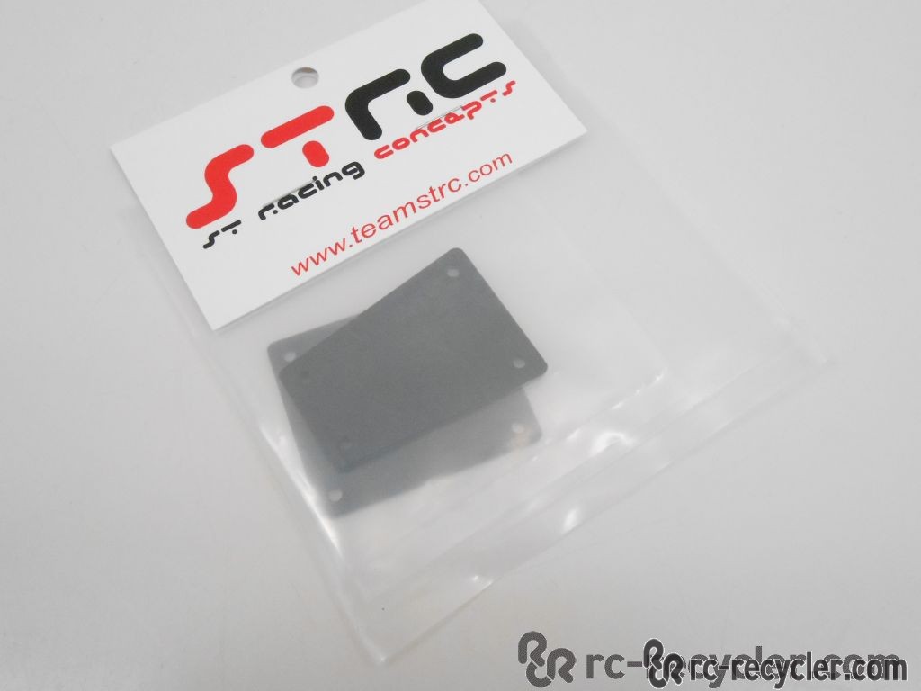 STRC Black Aluminum Front Rear Skid Plates Axial EXO Terra Buggy STA30799BK