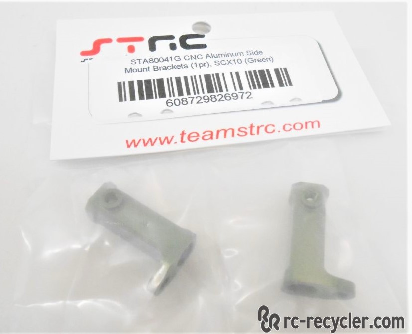 STRC CNC Machined Aluminum Side Rail Mounts Axial SCX10 STA80041G 1/10 Crawler
