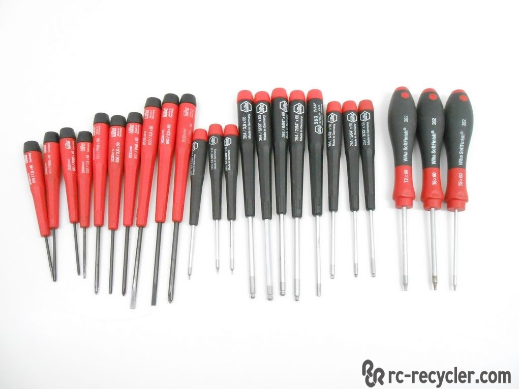 Wiha Screwdriver Set Various Drivers Phillips Slotted Torx Hex Precision