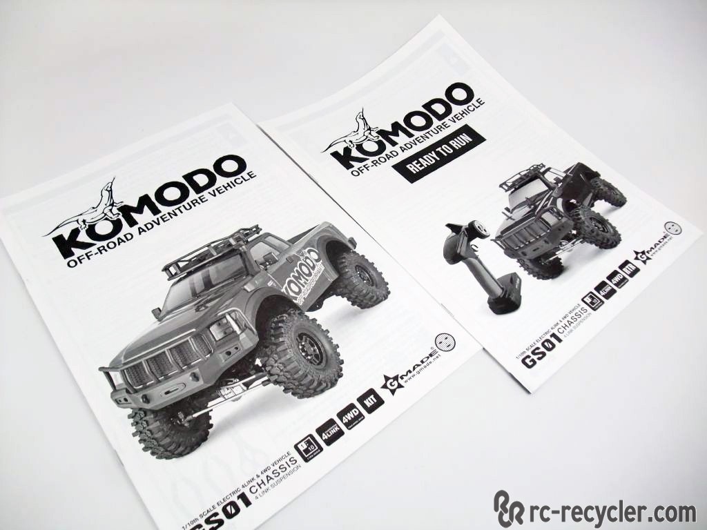 Junfac Gmade Komodo Off-Road Manual