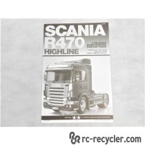 Tamiya 56318 Scania R470 Highline Assembly Manual TAM56318 