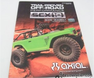 Axial SCX10 Deadbolt Assembly Instruction Manual AX90044-1001 Scale Crawler
