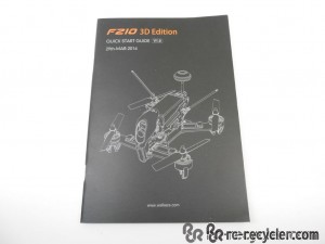 Walkera F210 3D Edition Quick Start Guide Manual Race Quad DEVO 7