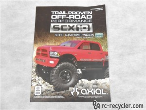 Axial SCX10 Dodge Ram Power Wagon Scale Electric 4WD RTR Instruction Manual AX90037-1001
