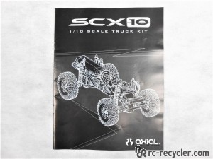 Legacy Axial SCX10 Kit Manual Kustom Retro CF-100 AX90007-I001