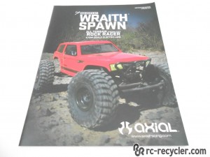 Axial Wraith Spawn KIT Instruction Assembly Manual AX90056