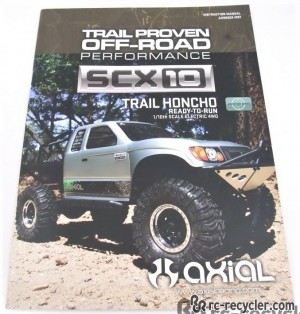 Axial SCX10 Trail Honcho RTR Manual AX90022-I001