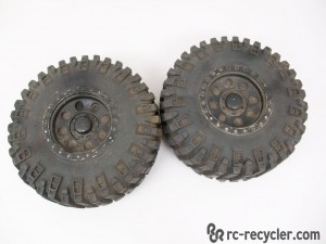 (2) Nylint Mickey Thompson Baja Claw Tires & Wheels 10mm Hex
