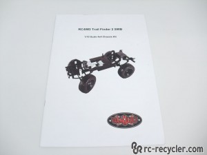 RC4WD Trail Finder 2 TF2 Short Wheel Base SWB Assembly Instruction Manual