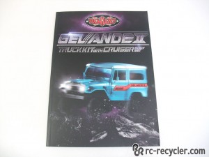 RC4WD Gelande II Truck With Cruiser Body Kit Manual Instructions Exploded View