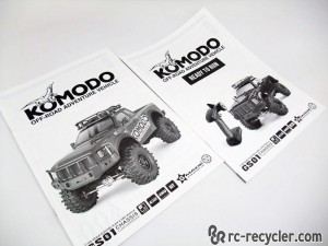 Junfac Gmade Komodo Off-Road Manual